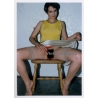 Erotic Study: Elegant Short-Haired Semi Nude Flashing Herr Pussy*1 (Vintage Photo Germany ~1990s)