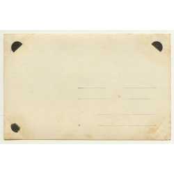 Congo Belge:  Indigenous Hut / Léopold Gabriel? (Vintage RPPC ~1920/1930s)