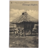 Scheut Missions / Philippines: Granary Hut Weavers CICM (Vintage PC NELS ~1920s/1930s)