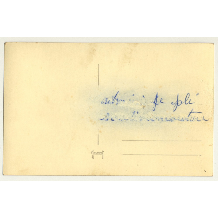 Africa: Baby Chimp / Chimpanzee (Vintage RPPC Gevaert ~1950s)