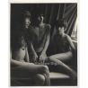 Jerri Bram (1942-2020): Intense Portrait Of 3 Young Siblings (Vintage Photo ~1970s/1980s)