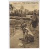 Lehnert & Landrock: Laveuse Arabe / Ethnic - Moorish Females(Vintage PC 1910s/1920s)