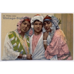 Lehnert & Landrock Nº609: Fillettes Arabes / Ethnic - Gay Int (Vintage PC 1910s/1920s)