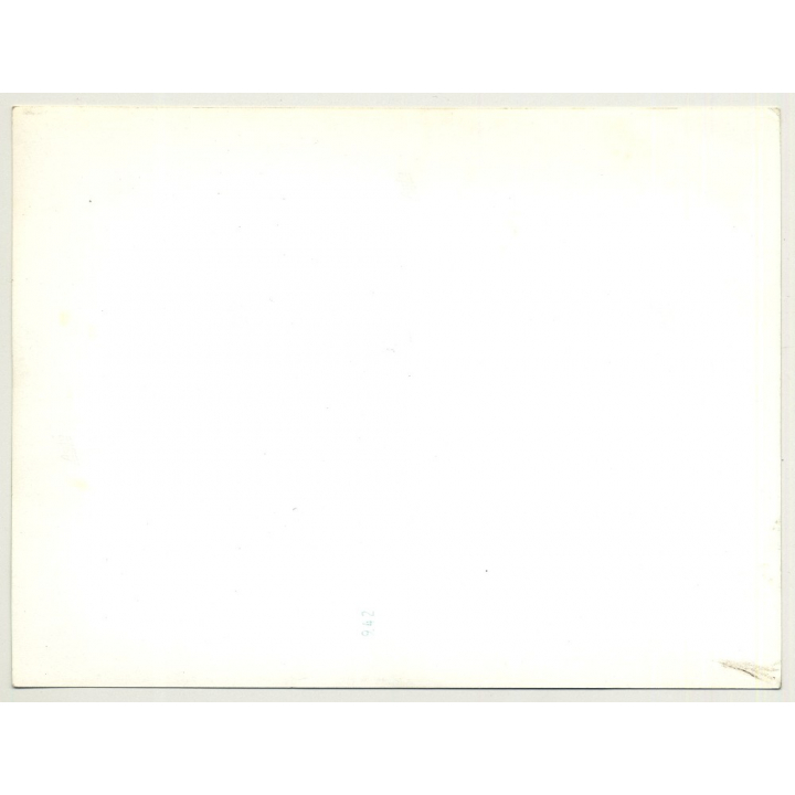 Great Shot Of Beautiful Womans Face In Motion / Mouth (Vintage Photo 1970s/1980s)