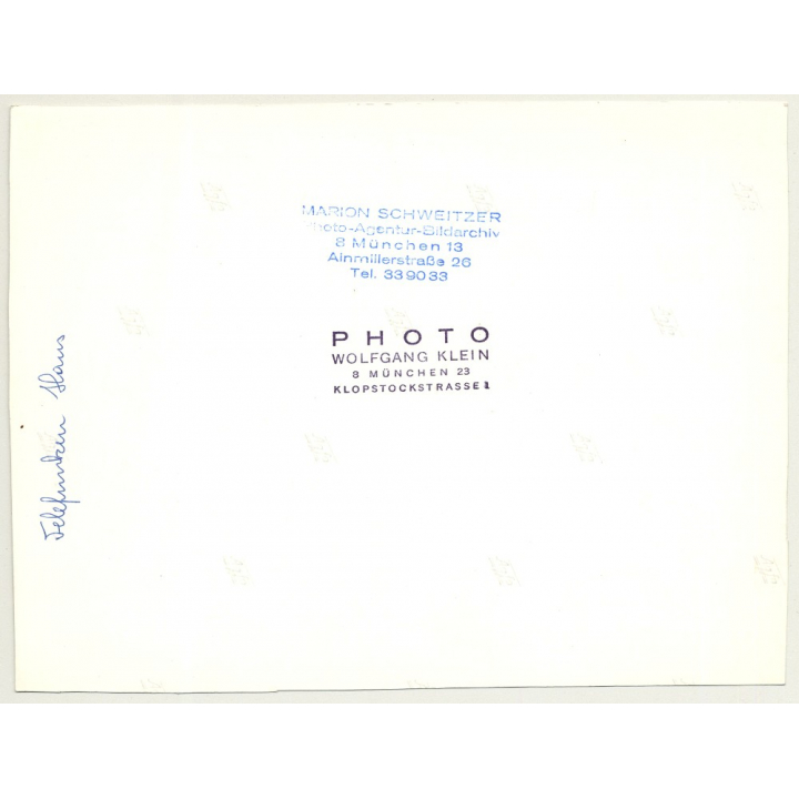 Berlin: Telefunken Haus At Night (Vintage Photo: Wolfgang Klein 1970s)