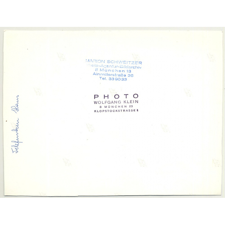 Berlin: Funkturm & 70s Racing Car / Mercedes-Benz - Bosch (Vintage Photo: Wolfgang Klein 1970s)