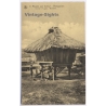 Scheut Missions / Philippines: Ifugao Traditional Fale Hut Weavers (Vintage PC NELS ~1910s/1920s)