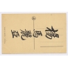 Scheut Missions / Philippines: Itogon Church - Chinese Ink Writing (Vintage PC NELS ~1910s/1920s)