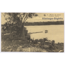 Scheut Missions / Philippines: River Landscape Boats Philippijnsch Landschap (Vintage PC NELS ~1910s/1920s)