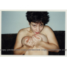 Busty Shorthaired Nude Squashes Her Breasts (Vintage Photo Germany 1980s)