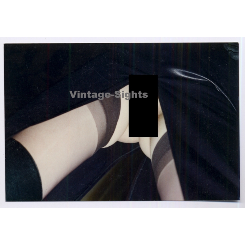 Erotic Study: Cheeky Upskirt Perspective / No Panties - Ginger Bush (Vintage Photo Germany ~1990s)
