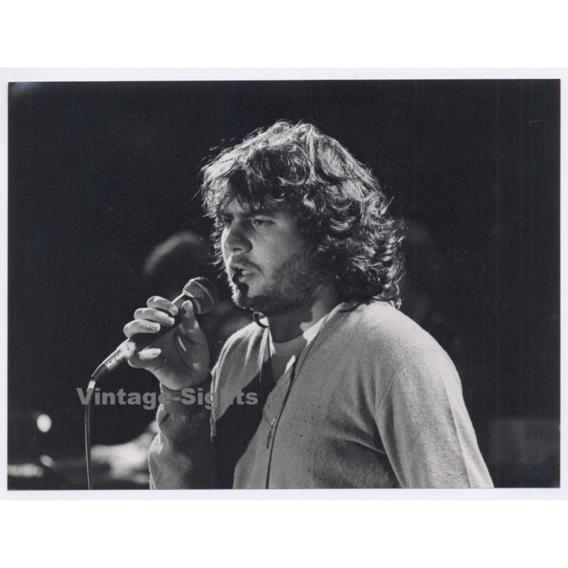 Daniel Balavoine On Stage*9 / Full Beard (Vintage Press Photo 1970s/1980s)