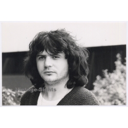 Portrait Of Daniel Balavoine *2 / Full Beard (Vintage Press Photo 1970s/1980s)