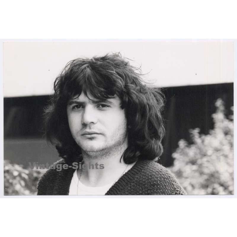 Portrait Of Daniel Balavoine *2 / Full Beard (Vintage Press Photo 1970s/1980s)