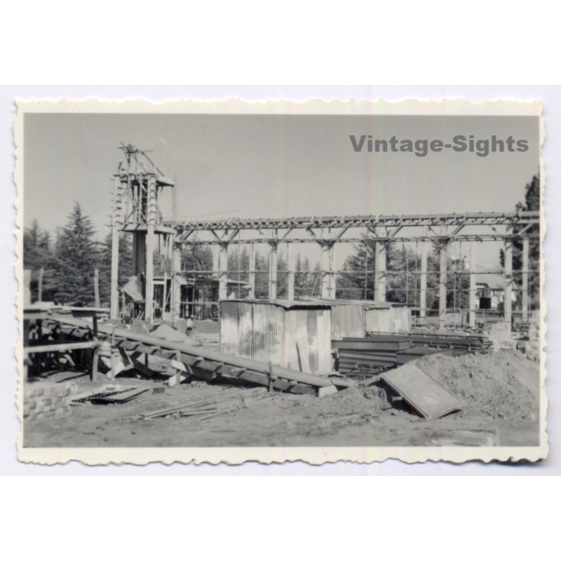 Bethlehem / Orange Free State (South Africa): German Mission Church Cathedral Construction*2 (Vintage Photo 1957)