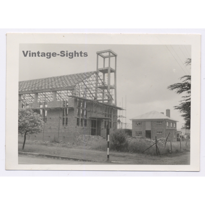 Bethlehem / Orange Free State (South Africa): German Mission Church Cathedral Construction*4 (Vintage Photo 1958)