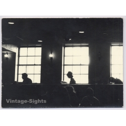 Jerri Bram (1942-2020): Artistic Restaurant Silhouette (Vintage Photo ~1970s)