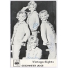 Geschwister Jacob Signed Autograph Card CBS Records (Vintage PC ~1960s)