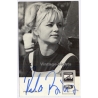 Petra Prinz Signed Autograph Card Electrola EMI Records (Vintage PC ~1960s)