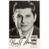 Rudi Horn Signed Autograph Card EMI Records Discography (Vintage PC ~1960s)