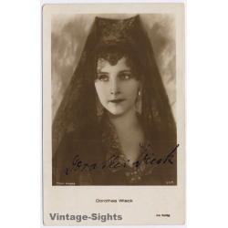 Dorothea Wieck Signed Autograph Card Iris Verlag (Vintage RPPC ~1920s)