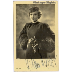 Karin Hardt Signed Autograph Card Ross Verlag (Vintage RPPC ~1930s)