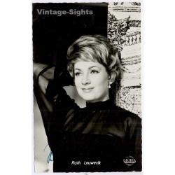 Ruth Leuwerik Signed Autograph Card Gloria Film (Vintage RPPC ~1960s)