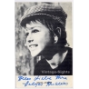 Helga Anders Signed Autograph Card Cinema TV Actress (Vintage PC ~1960s)