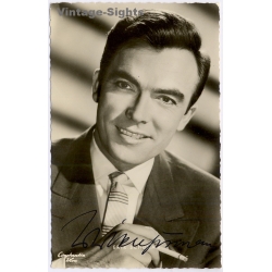 Erik Schumann Signed Autograph Constantin Film (Vintage PC 1956)