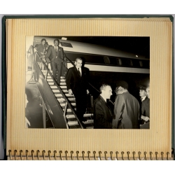Congo: President Mobutu Minister Bomboko State Visit Greece Air Congo (Vintage Press Album 24 Photos 1969)