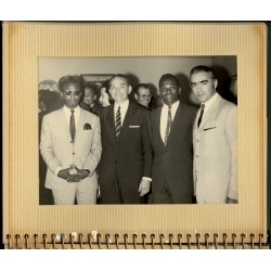 Congo: President Mobutu Minister Bomboko State Visit Greece Air Congo (Vintage Press Album 24 Photos 1969)