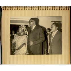 Congo: President Mobutu Minister Bomboko State Visit Greece Air Congo (Vintage Press Album 24 Photos 1969)