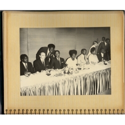 Congo: President Mobutu Minister Bomboko State Visit Greece Air Congo (Vintage Press Album 24 Photos 1969)