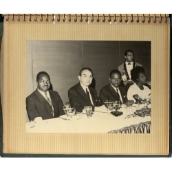 Congo: President Mobutu Minister Bomboko State Visit Greece Air Congo (Vintage Press Album 24 Photos 1969)