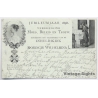 Queen Wilhelmina I Coronation Amsterdam Doelen Hotel (Vintage PC 1898)