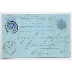 Queen Wilhelmina I Coronation Amsterdam Doelen Hotel (Vintage PC 1898)