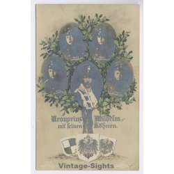 Kronprinz Wilhelm Louis Ferdinand Hubertus Friedrich Gustav Liersch (Vintage RPPC 1910s)