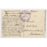 Charleroi / Belgium: Souvenir Du Pays Noir Miner Industry Eisenbahn Direktions Stab Brief Stempel  WWI (Vintage PC 1916)