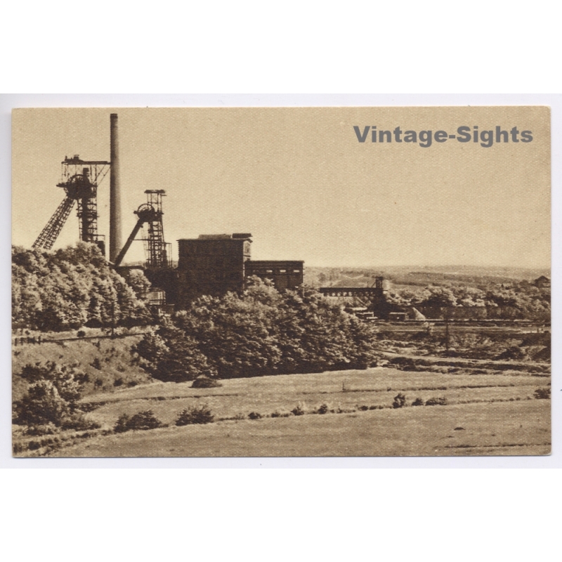 Saarland / Germany: Rosseltal Mit Grube Velsen Saar Mining (Vintage PC ~1930s)