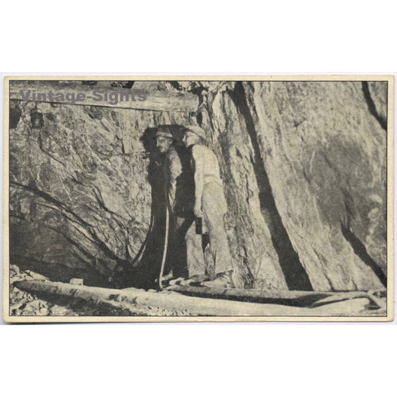 Bohemia / Czechia: Pribram Mining Rudni Dolovani V Pribrami Strojni Dobivani Miners (Vintage PC ~1920s)
