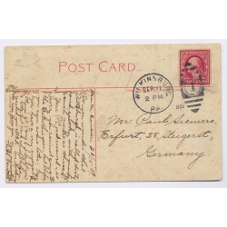 Pittsburgh / USA: Steelworks - Wilkinsburg To Erfurt (Vintage PC 1909)