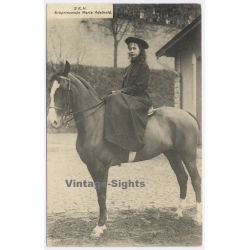 I.K.H. Erbprinzessin Maria Adelheid On Horse (Vintage PC 1909)