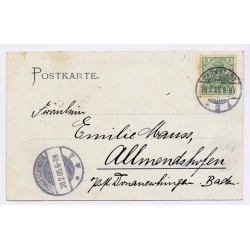 Einzug des Grossherzog-Paares In Darmstadt 31.1.1905 (Vintage PC)