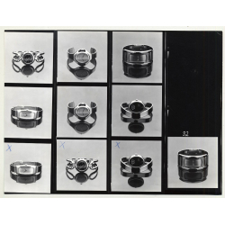 Contact Sheet: PRAHA Watches *1 (Vintage Advertisement Photo B/W 1980s)