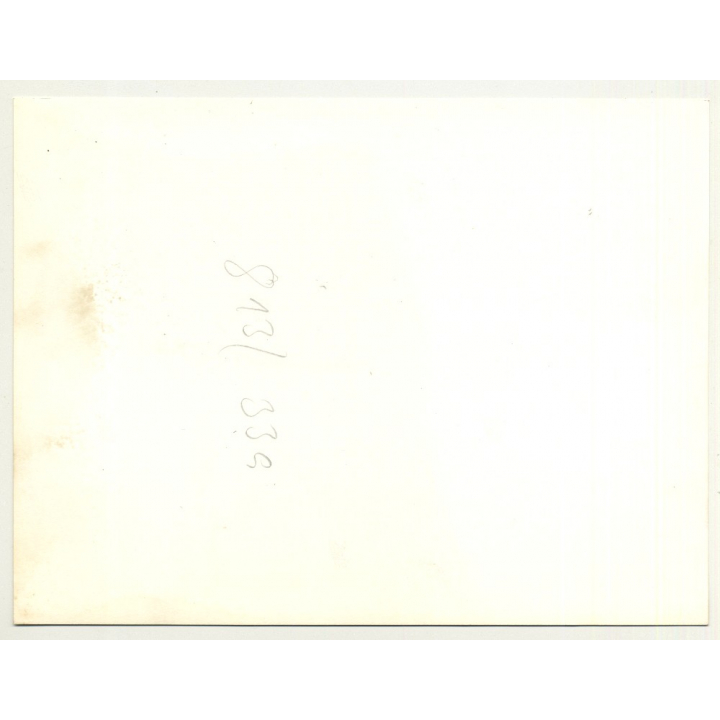 Close-Up Of Woman Leaning Against Parking Meter (Fashion Photo 1980s)