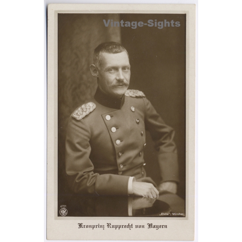 Kronpriz Rupprecht Von Bayern (Vintage RPPC NGP 1914)