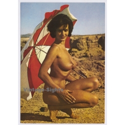 Nude Beach Beauty*5 / Nudism - Pin-up (Vintage PC 1970s)