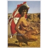 Nude Beach Beauty*5 / Nudism - Pin-up (Vintage PC 1970s)
