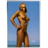 Nude Beach Beauty*6 / Nudism - Pin-up (Vintage PC 1970s)