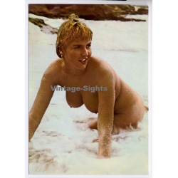 Nude Beach Beauty*7 / Nudism - Pin-up (Vintage PC 1970s)
